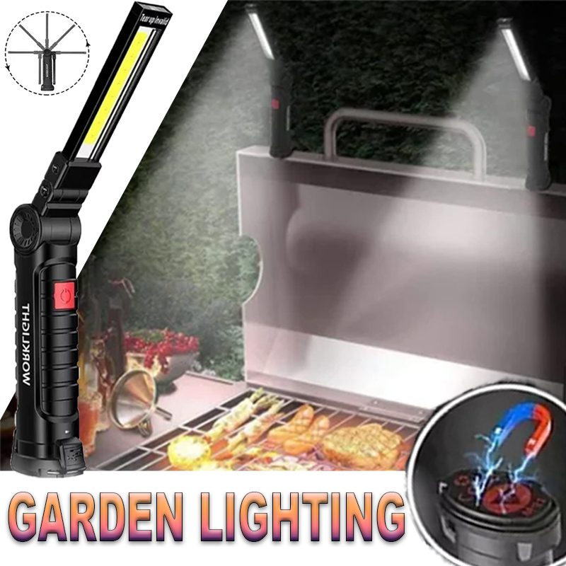 Outdoor Lighting Lanterns - Taşınabilir LED El Feneri Manyetik Kanca