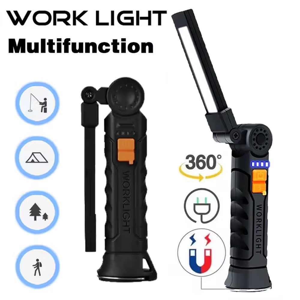 Outdoor Lighting Usb - Taşınabilir COB LED El Feneri USB