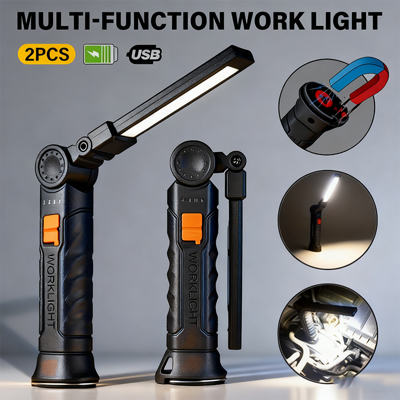 Outdoor Lighting Usb - Taşınabilir COB LED El Feneri USB
