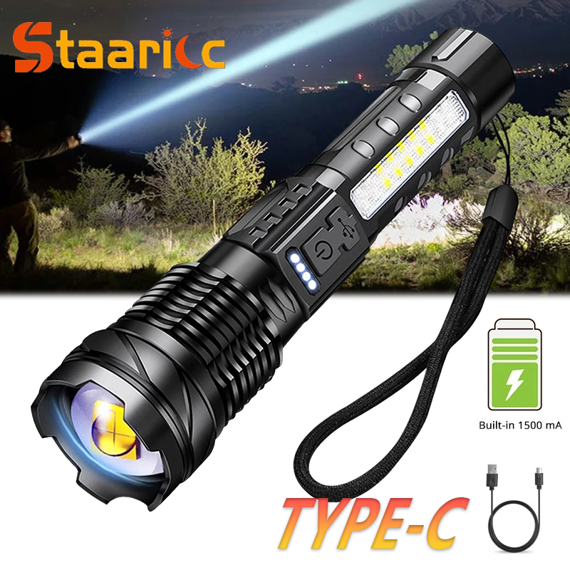 Outdoor Lighting Usb - Güçlü XHP50 LED El Feneri Su