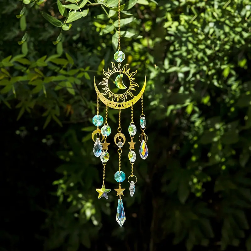 Lighting Wedding Outdoor - 1 adet Altın Yıldız ve Ay