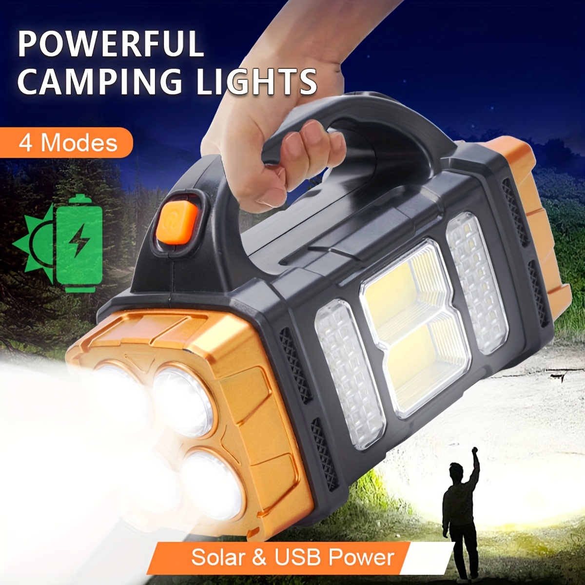 Outdoor Lighting Brands - Yeni Yükseltilmiş Şarj Edilebilir Yüksek Güçlü