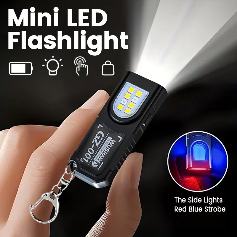 Outdoor Lighting Usb - Çok fonksiyonlu Anahtarlık El Feneri USB