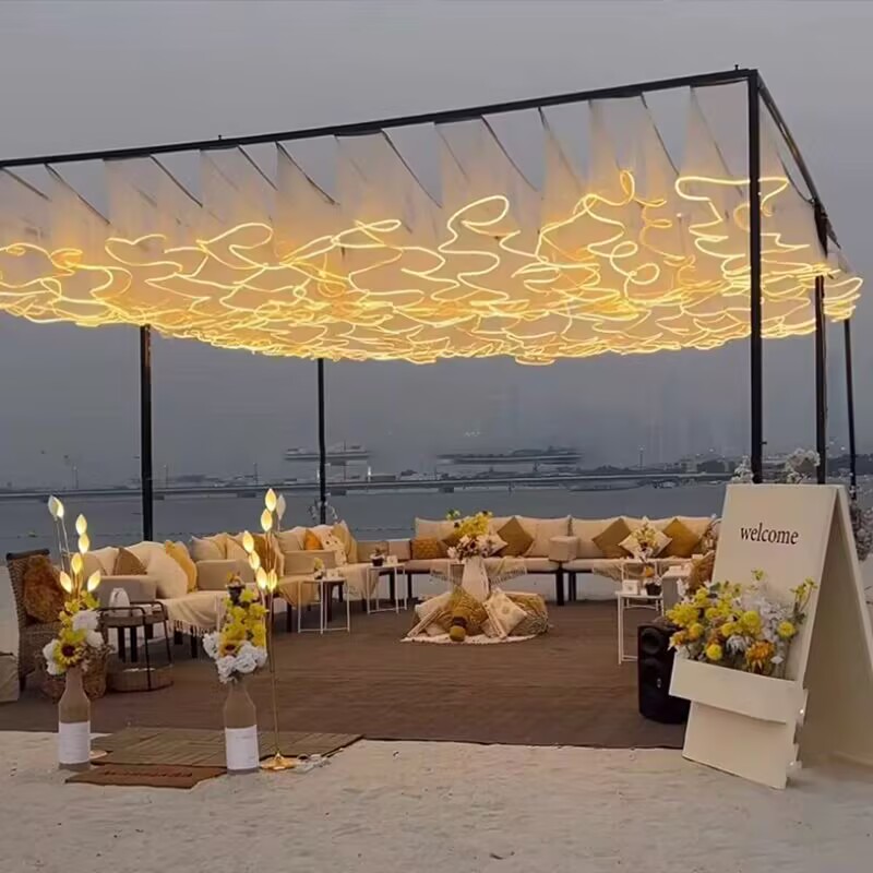 Outdoor Lighting Event - Düğün Tavan Süslemesi Açık Hava LED
