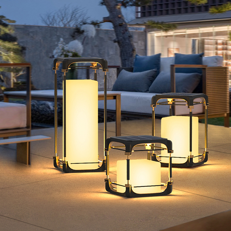 Outdoor Lighting For Garden - Işıklı Zemin Lambası Avlu Güneş Enerjili