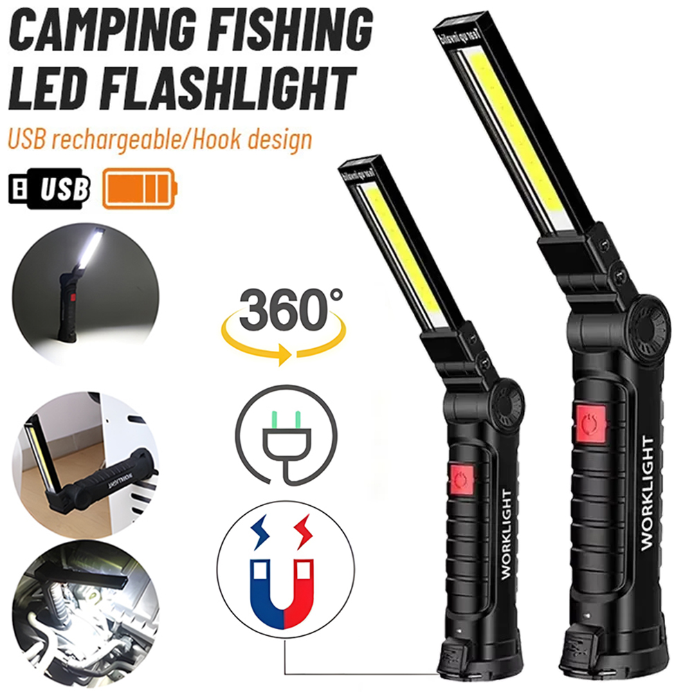 Outdoor Lighting Usb - LED COB El Feneri USB Şarj