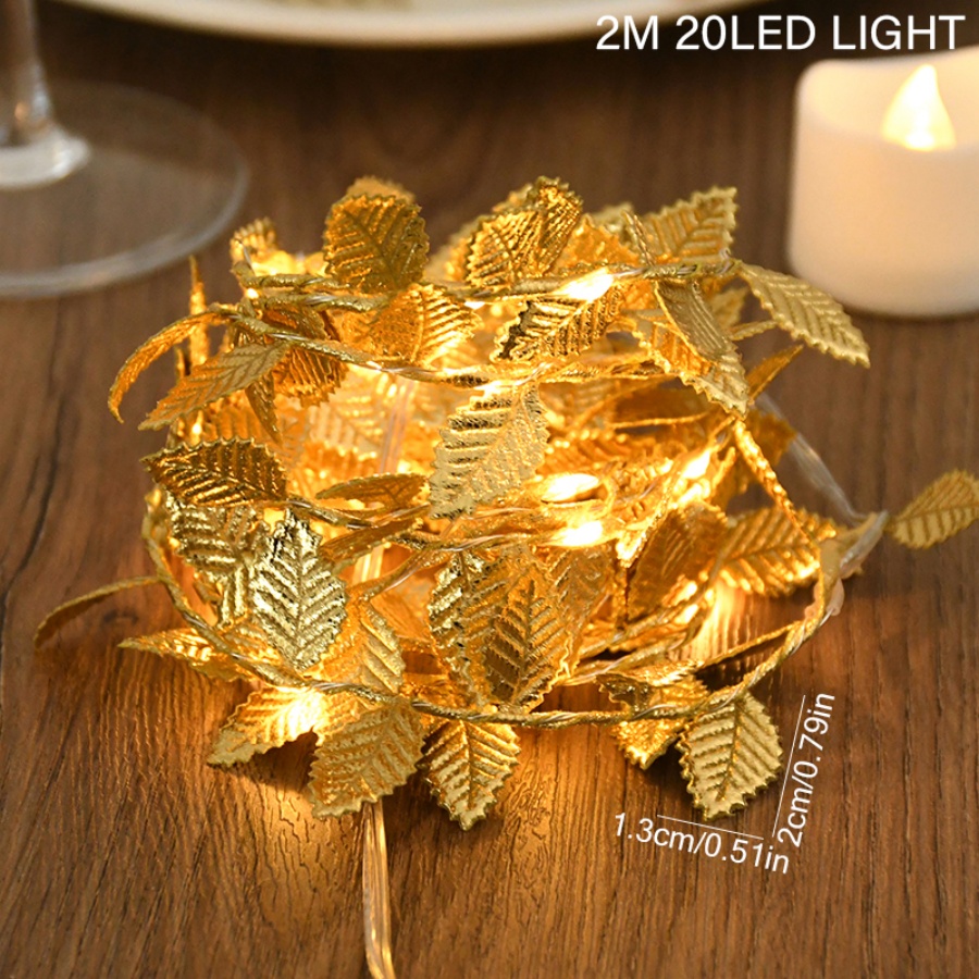 Altın Yaprak Rattan Bakır Tel  - Lighting Wedding Outdoor incelemesi ve fiyatı