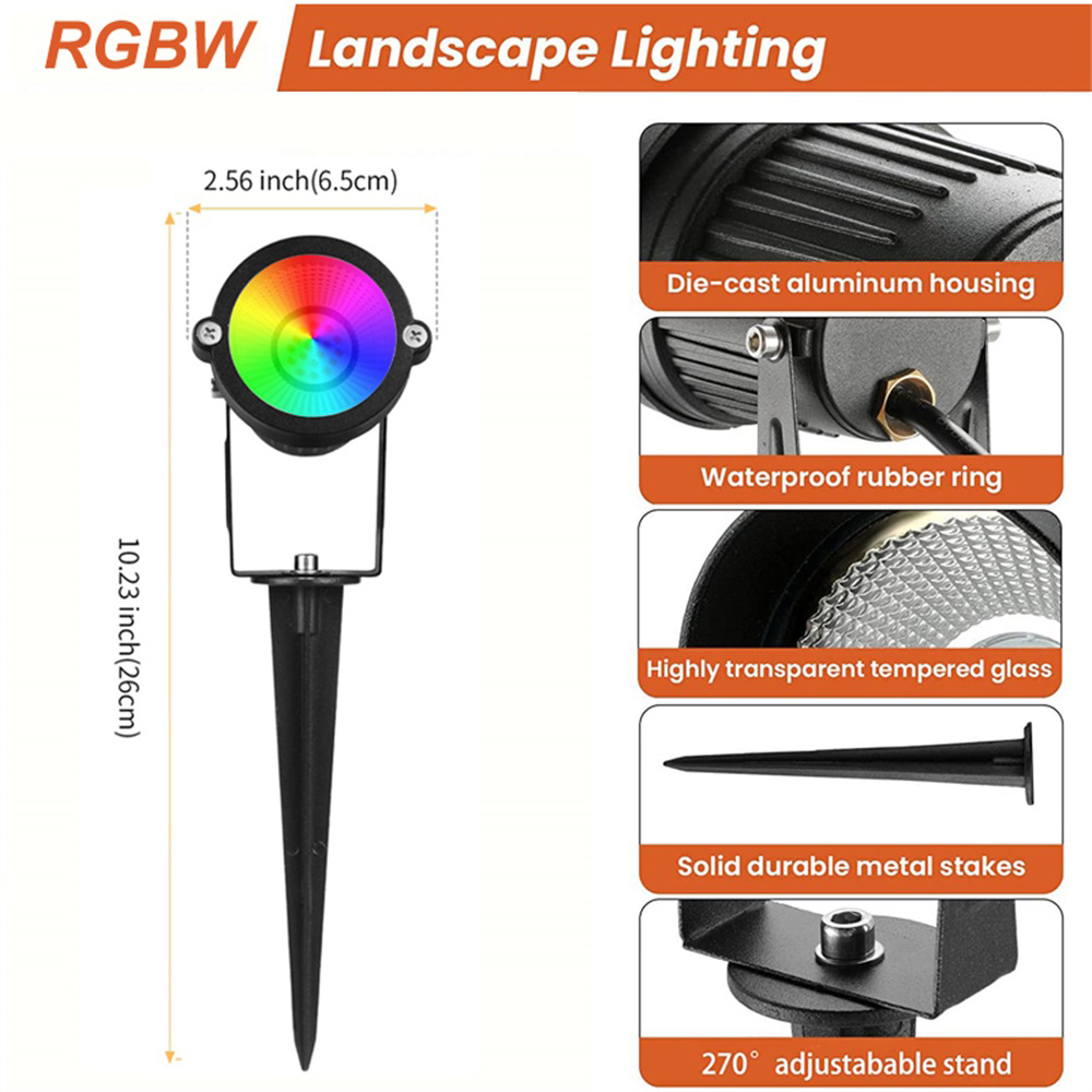 RGBW Peyzaj Aydınlatma 10W Uza - Outdoor Lighting For Garden incelemesi ve fiyatı