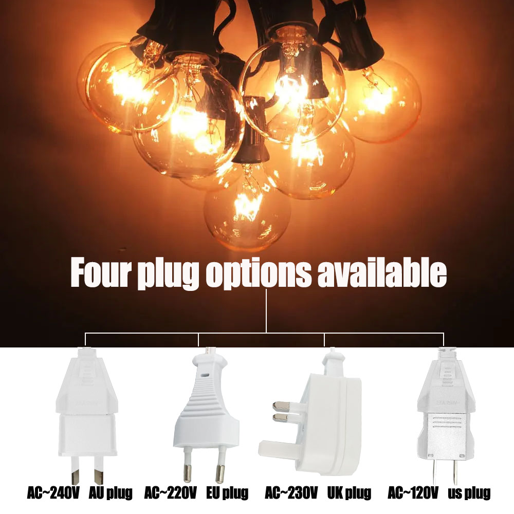 Vintage G40 Şeffaf Ampul Işık  - Lighting Wedding Outdoor incelemesi ve fiyatı