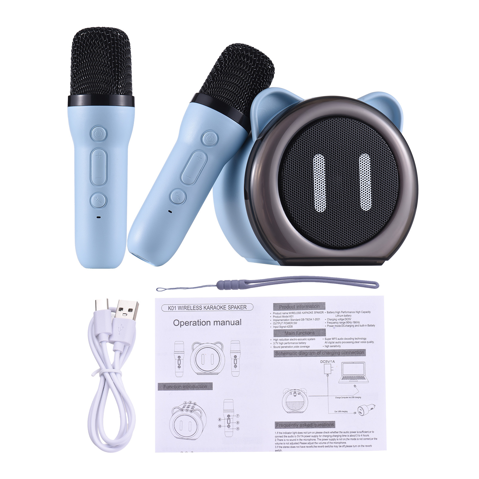 2 Kablosuz Mikrofonlu Karaoke  - Outdoor Lighting For Garden incelemesi ve fiyatı