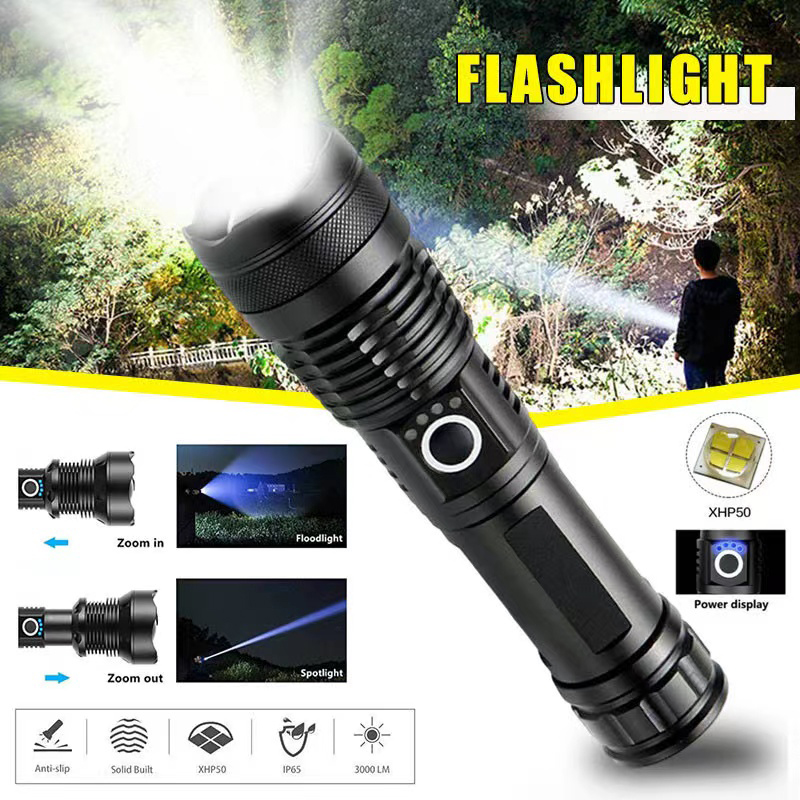 Yüksek Güçlü XHP70 Led El Fene - Outdoor Lighting Brands incelemesi ve fiyatı